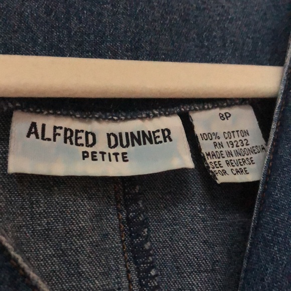 90’s Alfred Dunner Button Front Denim Dress - Picture 4 of 6